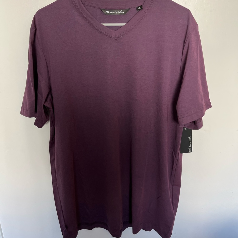 Maroon Travis Matthew L t shirt